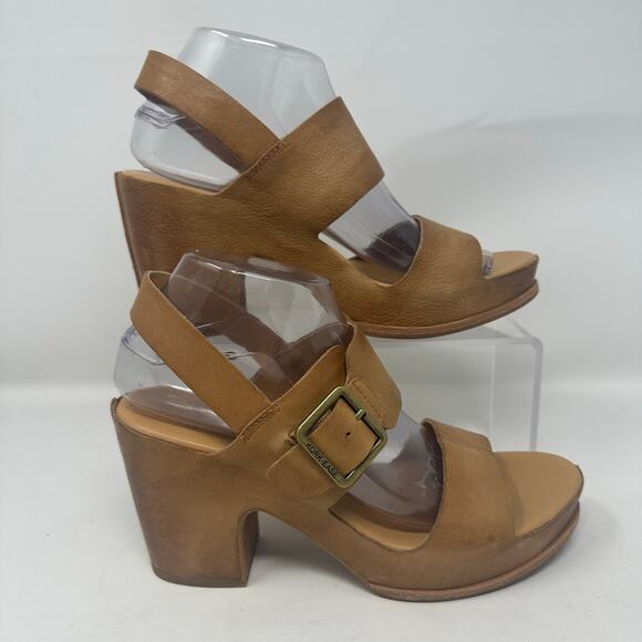 EUC/Like New KORK-EASE Carmel Leather Platform Sandals SZ9 - Picture 2 of 13